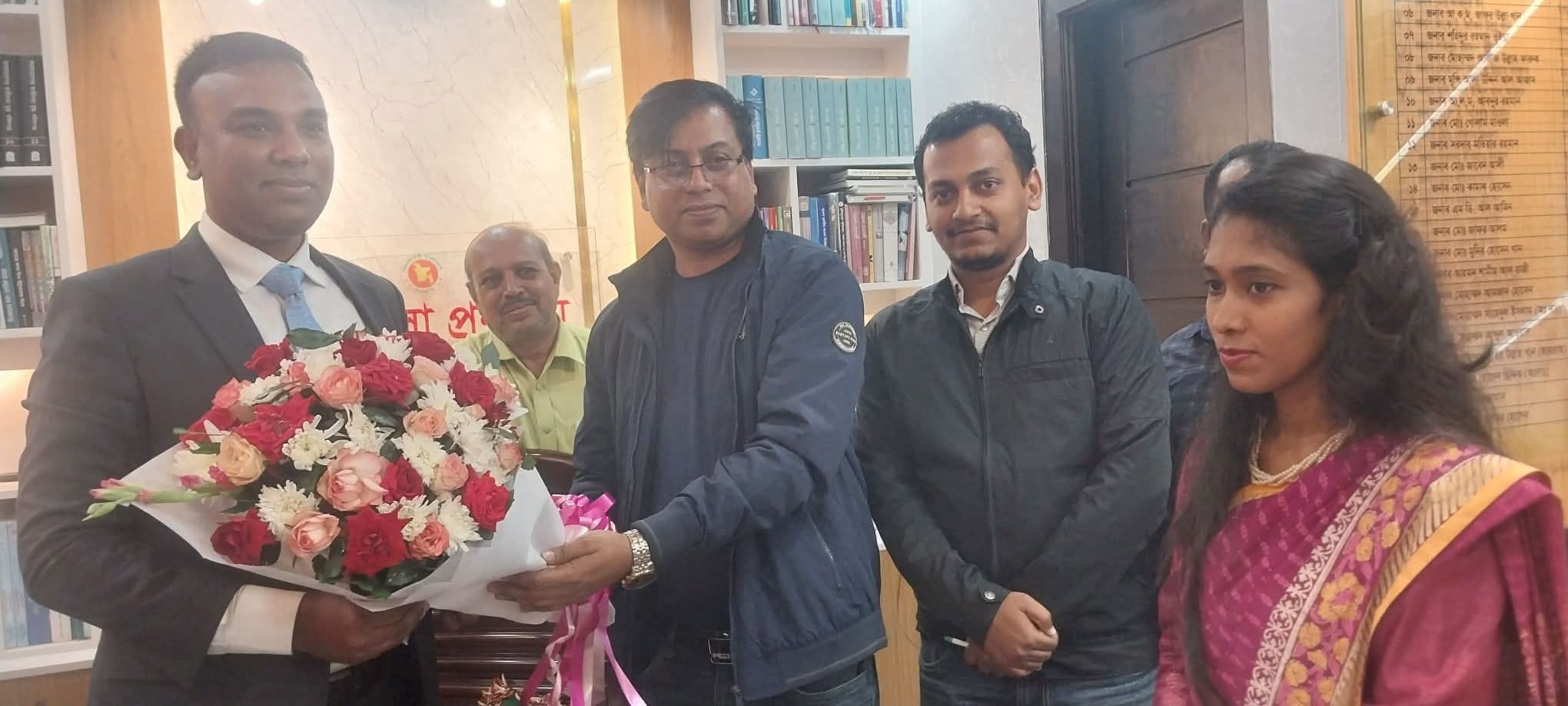 কোম্পানীগঞ্জে নতুন ইউএনও হিসেবে মোঃ মাসুদুর রহমান'র যোগদান