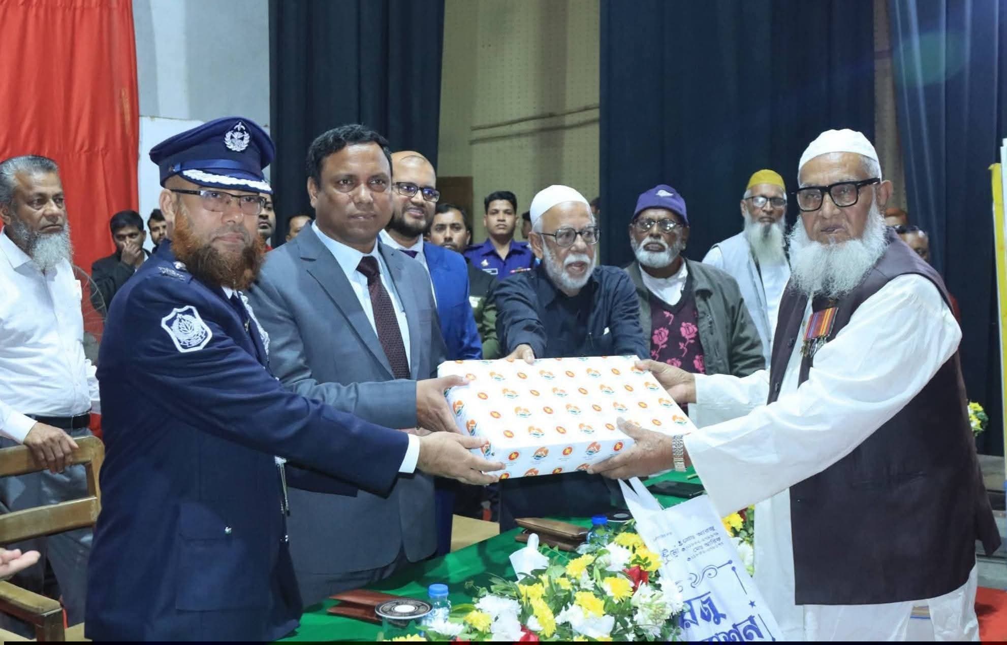 বীর মুক্তিযোদ্ধাদের সম্মানে সংবর্ধনা অনুষ্ঠান