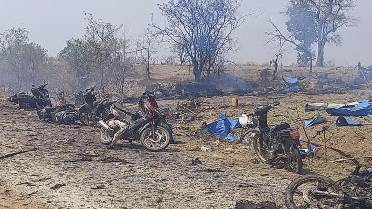 মিয়ানমারে নির্বাচনের সময় জান্তার বিমান হামলা, নিহত অন্তত ১৭০