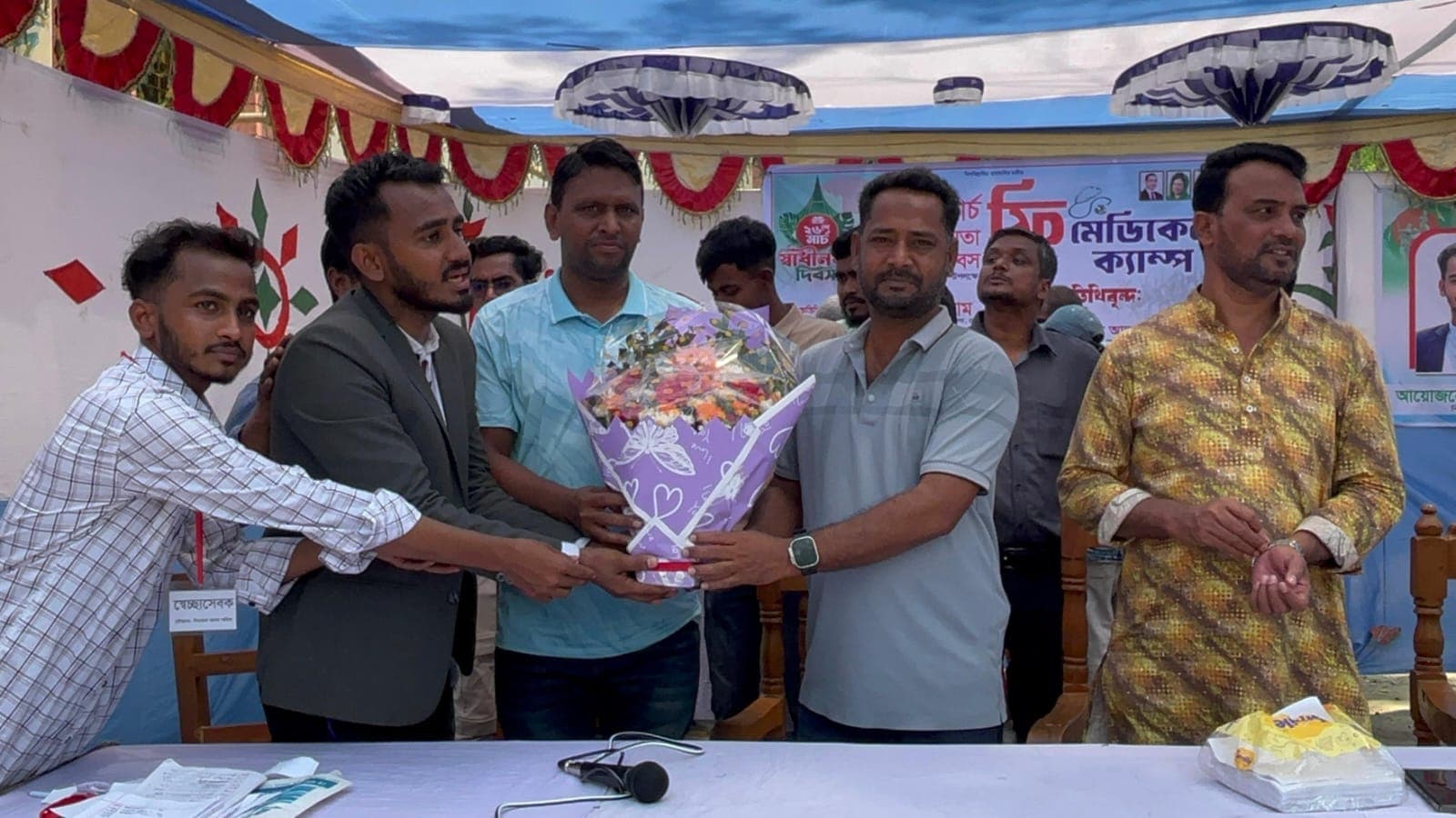 মহান স্বাধীনতা দিবসে অশ্বদিয়া ইউনিয়নে দিনব্যাপী ফ্রি মেডিকেল ক্যাম্প অনুষ্ঠিত